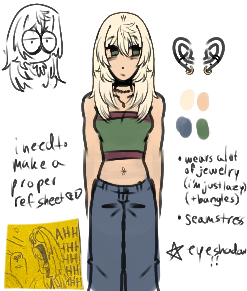 laziest ref sheet ever - ibisPaint