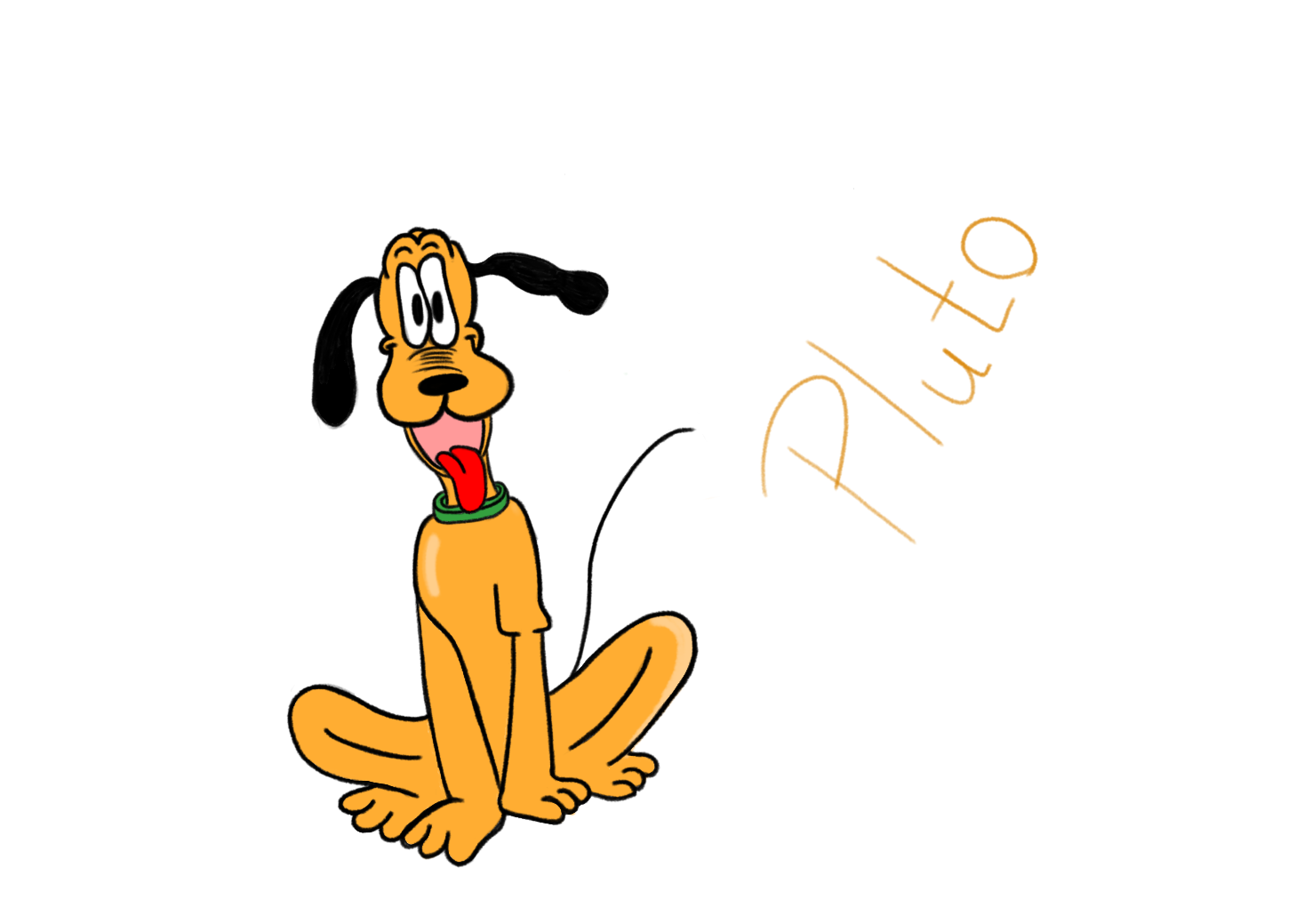 Pluto ' artwork - ibisPaint