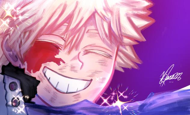 Grin of the victorious