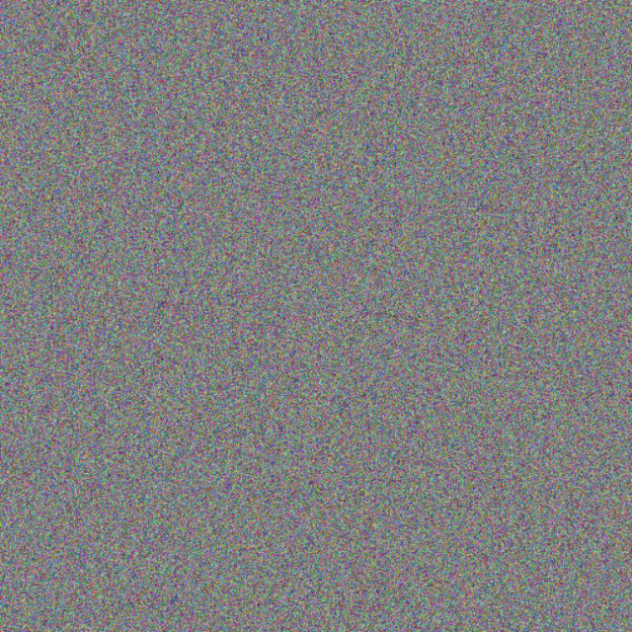 ノイズの色だけで色塗り(マモンのママは十字架編)