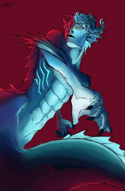 Jade Leech drawing (eel version)