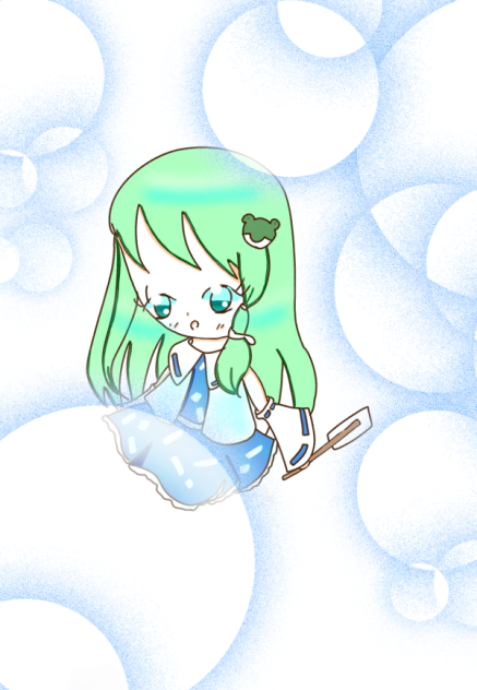 山の巫女さん
