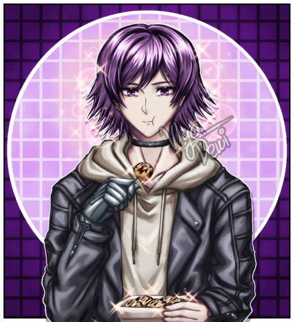 Courier(Hakobiya) Eating Takoyaki