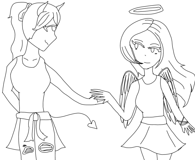 Mabel x Kiki ✨🥰 (line art)