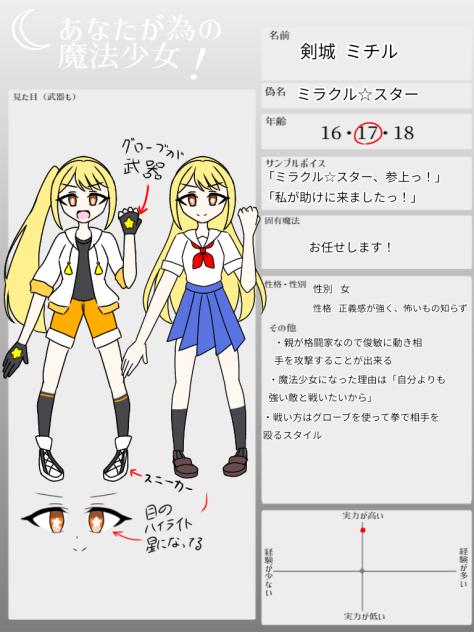あなたが為の魔法少女！キャラ募集