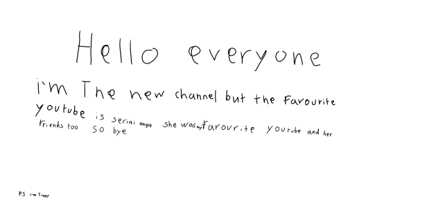 new channel is tuggy