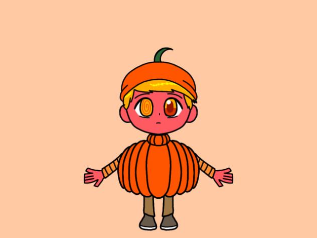 Angia pumpkin-hangy no yokie Halloween
