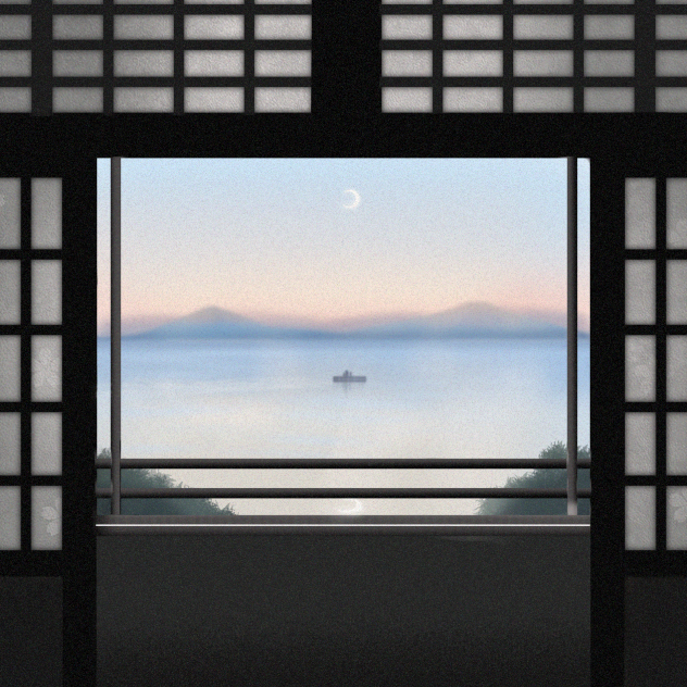 夕方の海