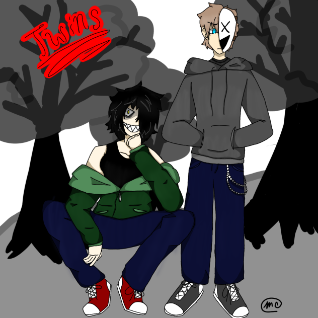 Me and my twins oc!!❤️❤️✨✨