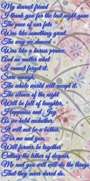 a poem 9 (a lovers dance)
