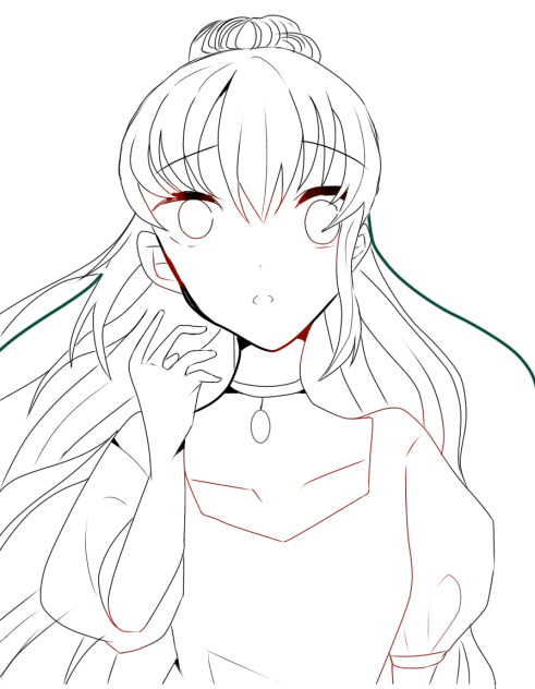 塗り絵大会 線画 - ibisPaint