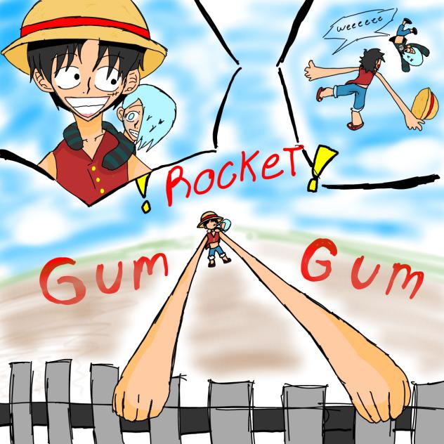 Luffy with my oc,4
