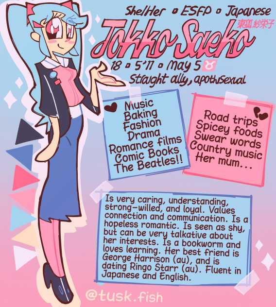 🍨💙Saeko's OC Sheet