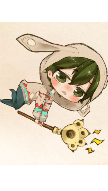 ウルクパーカーえおえお