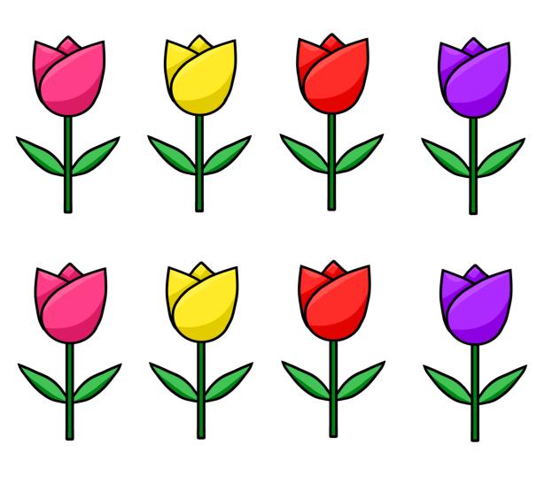 Tulip stickers