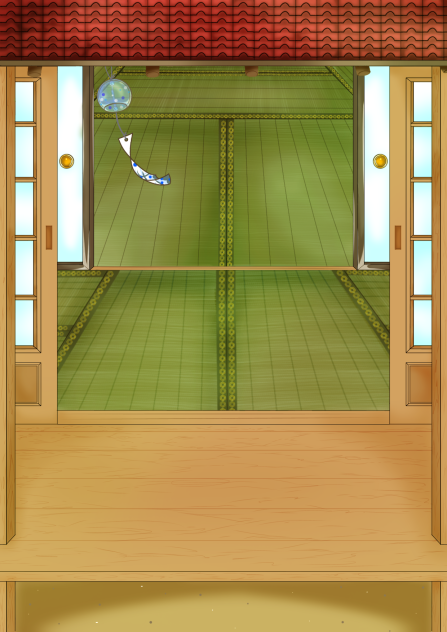 夏の縁側