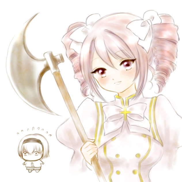 邪神ちゃんドロップキック ぴのぺこらファンアート