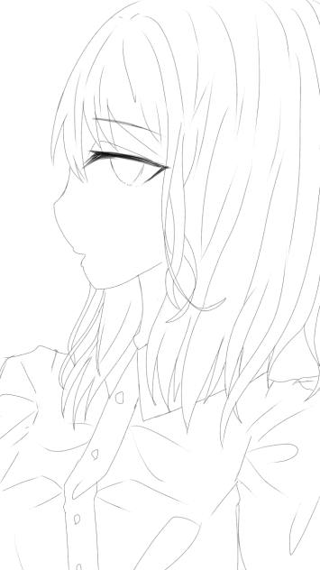 軽蔑　線画