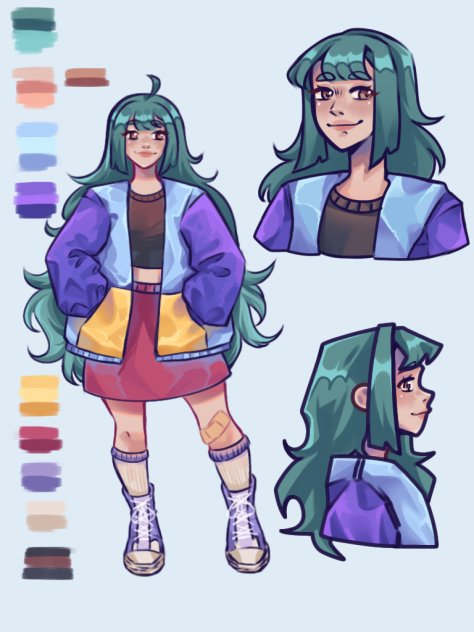 Colorful character