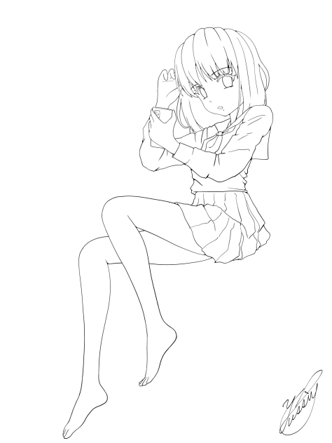 Before Encounter（線画）