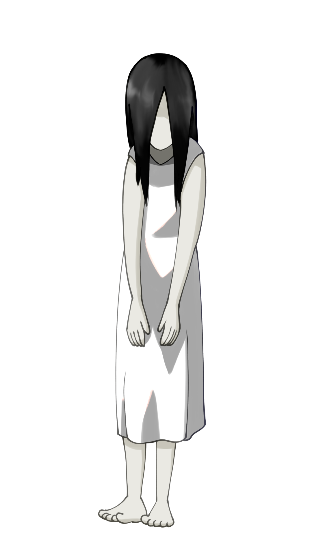 立つ幽霊(白) - ibisPaint