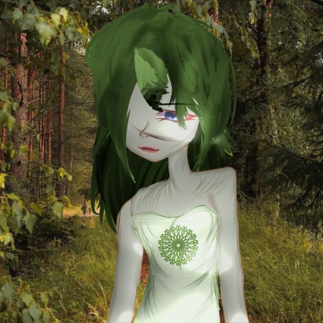 green girl