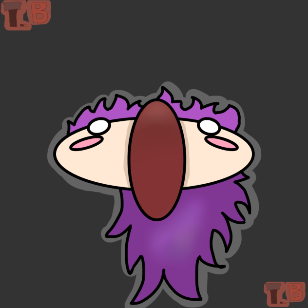 Cutely gasps for air