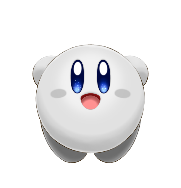 白カービィで下アピール
