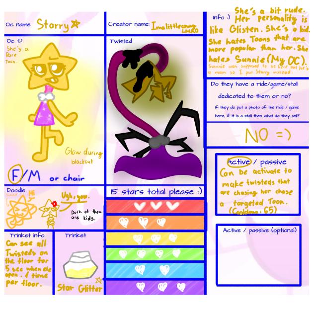 Starry Dandy’s World OC