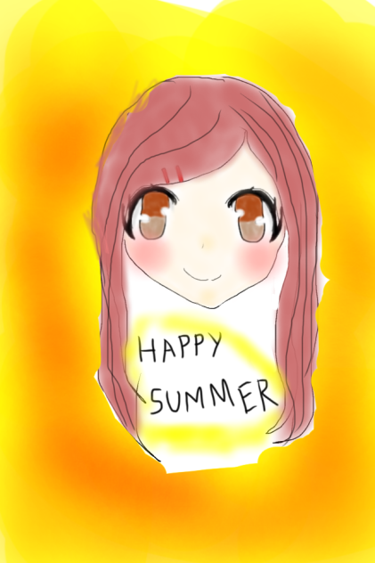 happy summer - ibisPaint
