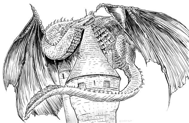 ベルセルクのドラゴン模写練習 - ibisPaint