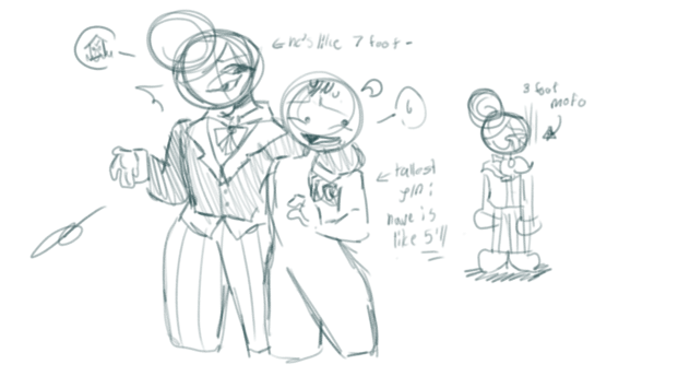 he’s too tall - ibisPaint