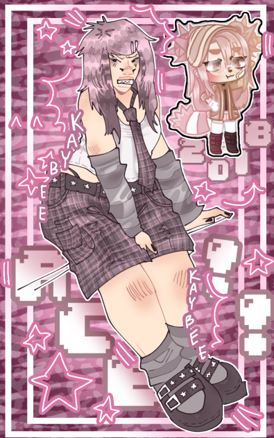 redesigned old gacha oc