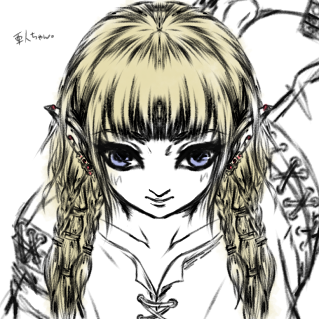 落書き 亜人ちゃん