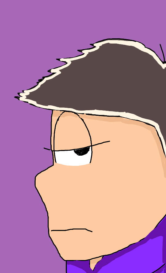 一松 横顔 Ibispaint