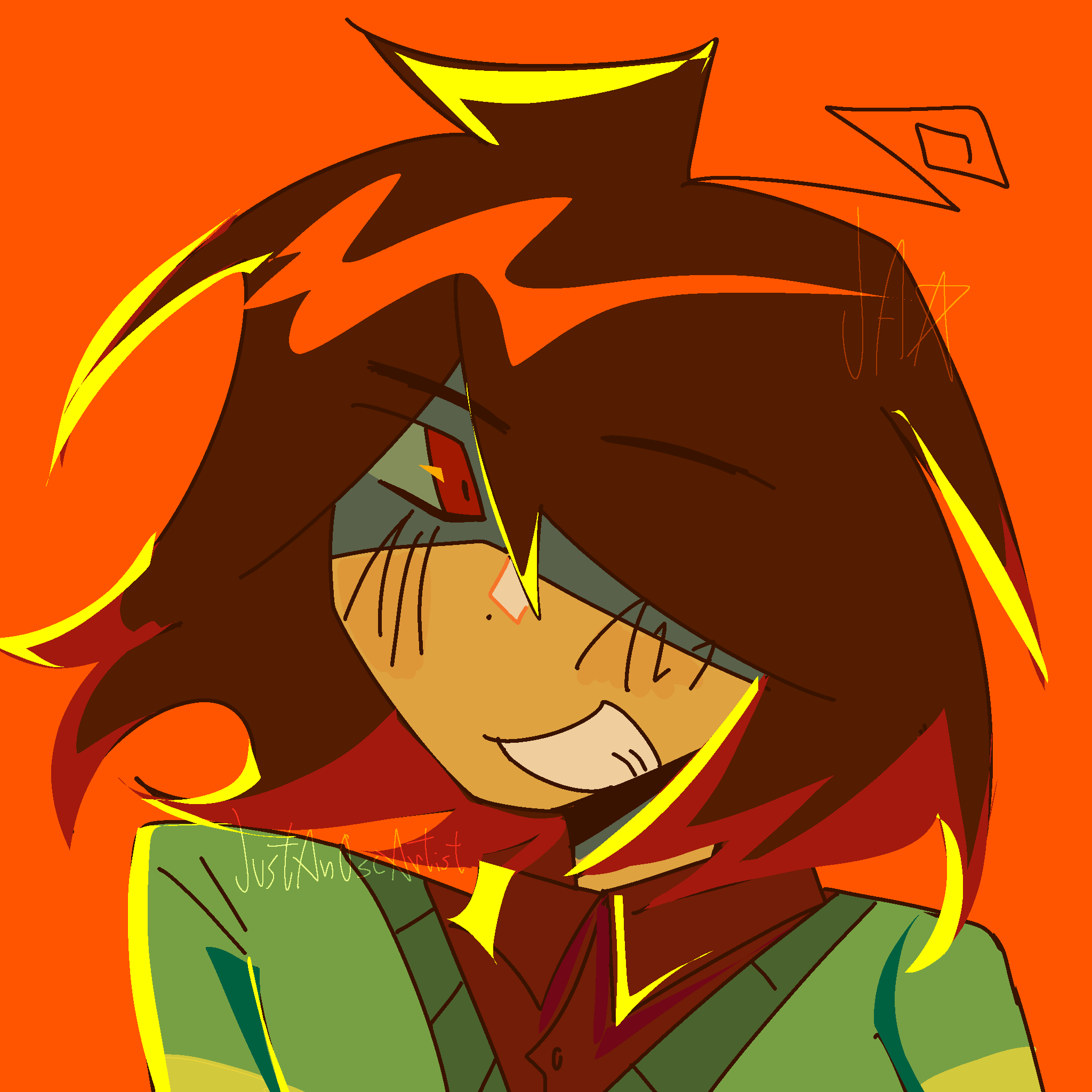 super cool and badass drawing of kris - ibisPaint