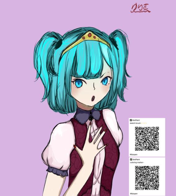 Drawing+brushes I used