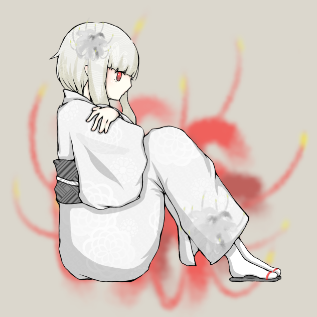 曼珠沙華ちゃん　白 ｵﾘｷｬﾗ