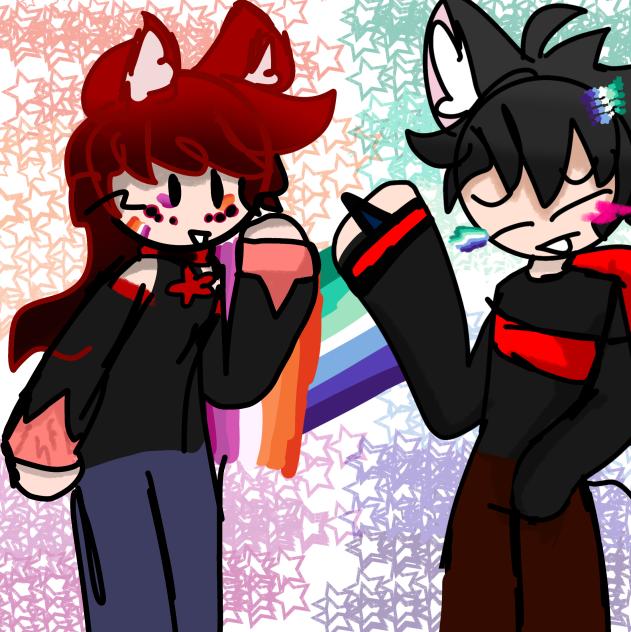 Our two homosexual heros!🏳️‍🌈pride month