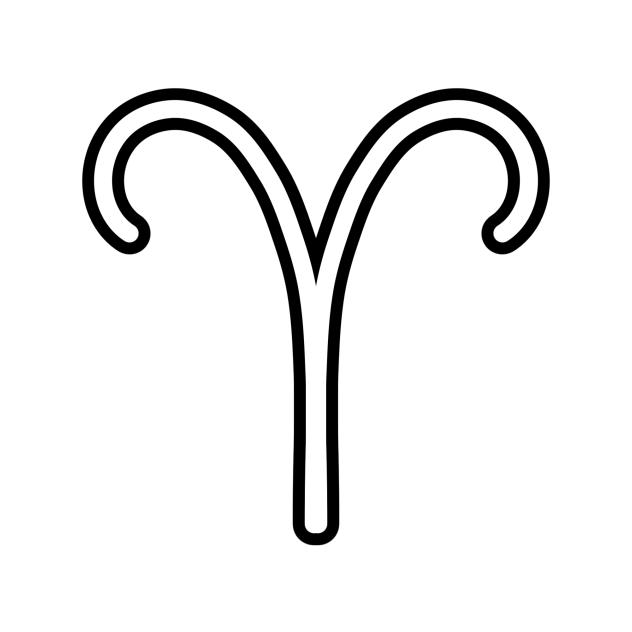 おひつじ座♈のマーク