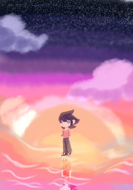 Boy on the ocean