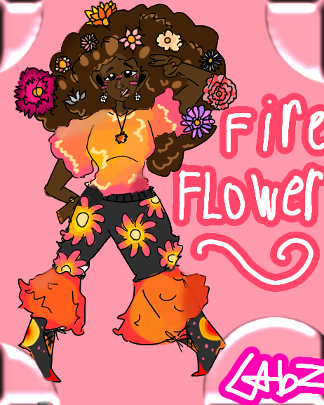 Fire flower 🔥🔥🔥☄️☄️🌹🌸💐🌺🌷🌻