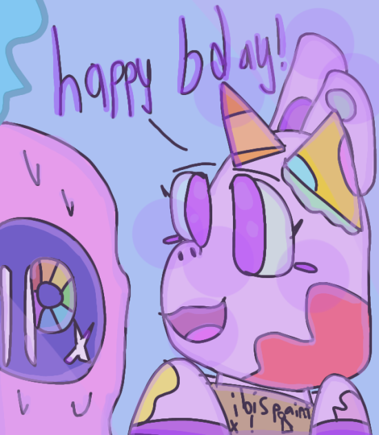 Happy bday!!! IBIS PAINT X!