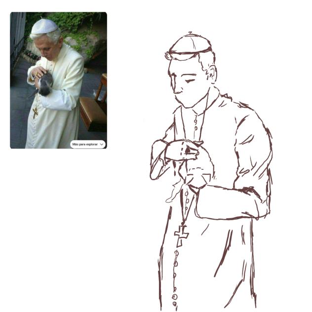 Benedicto XVI sketch