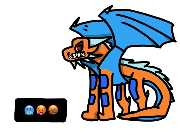 Emoji dregon person thing idk