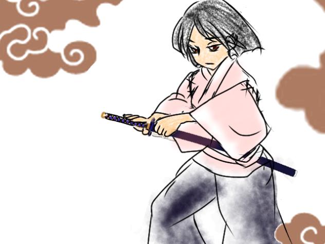 刀をふる