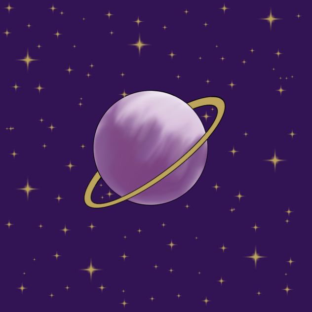 Purple planet - ibisPaint