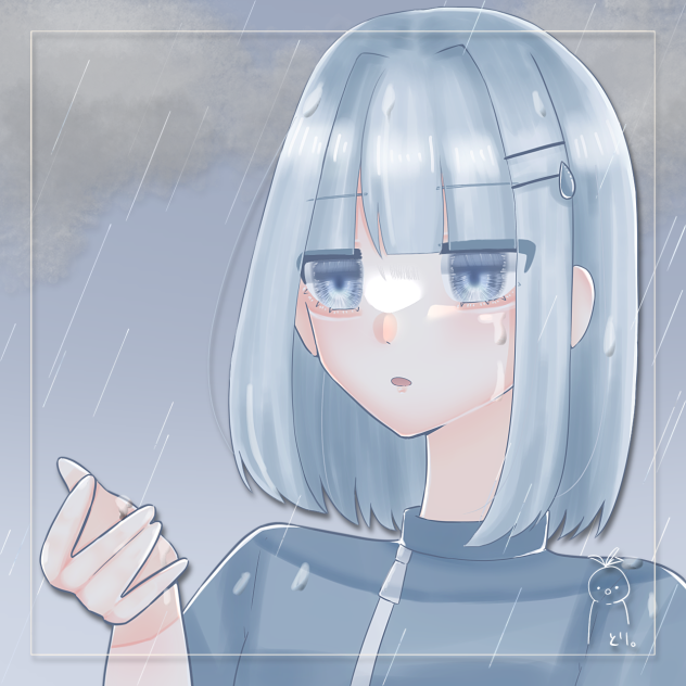 雨。