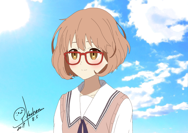 境界の彼方の栗山未来を描いてみた！ - ibisPaint