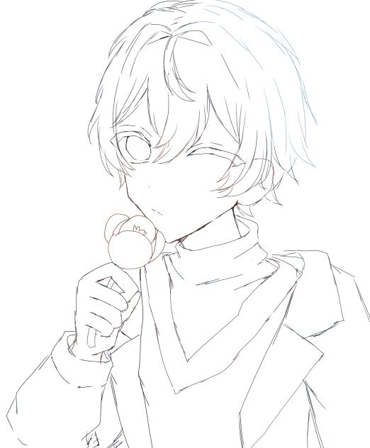 なお兄 線画Ver - ibisPaint